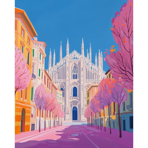 Colorful Milan | Paint by Numbers