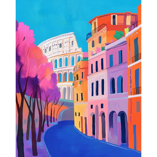 Colorful Rome | Paint by Numbers