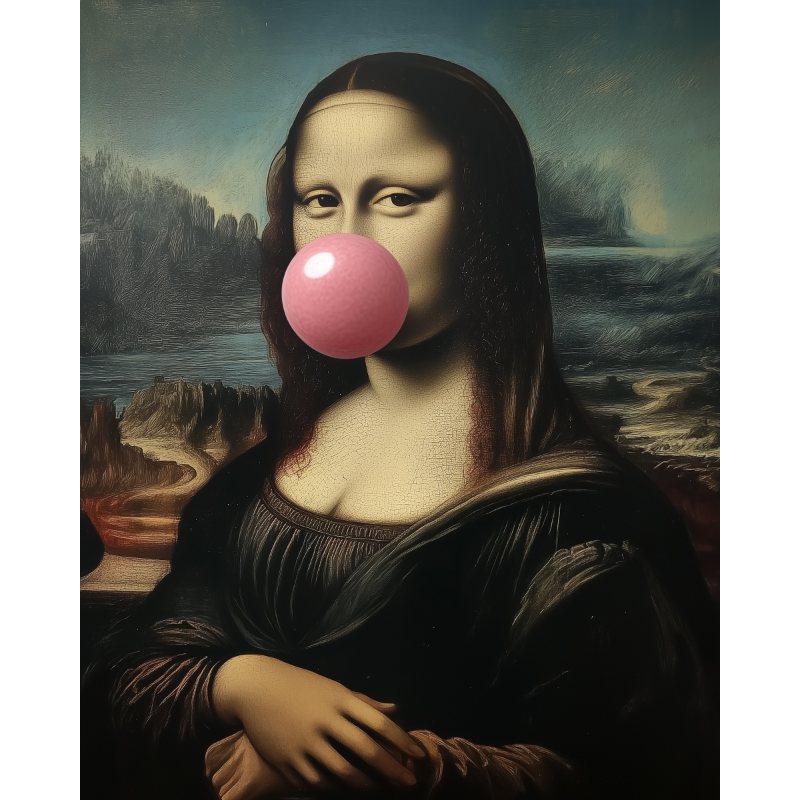 Mona Lisa Bubblegum | Paint by Numbers