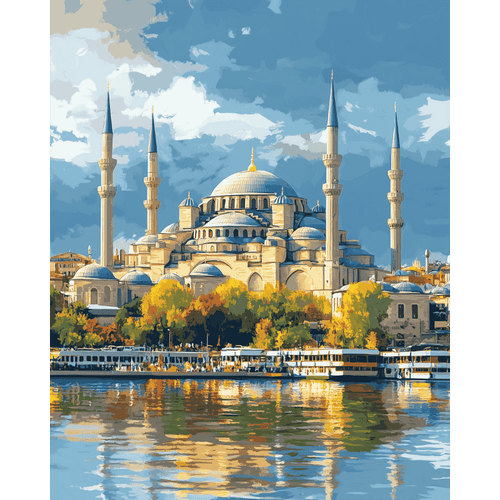 Paint by numbers - Istanbul on Water | Paint by Numbers
