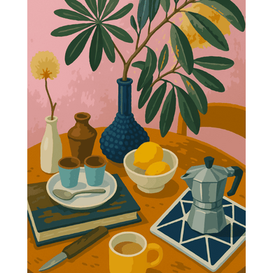 Paint by numbers - Lemons & Espresso | Paint by Number