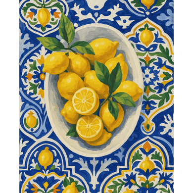 Lemon bowl | Paint by Numbers