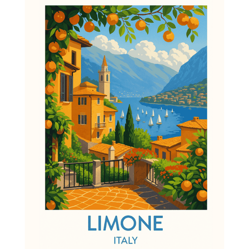 Paint by numbers - Limone Italy | Paint by Number