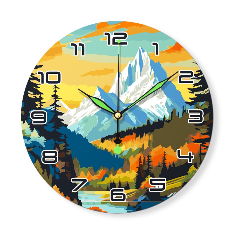 Painting by Numbers Clock – Gorgeous Landscape