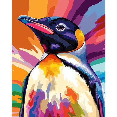 Abstract Colorful Penguin | Paint by Numbers