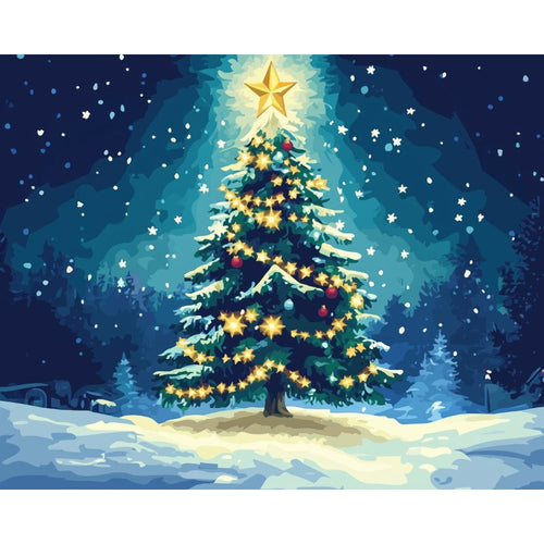 Beautiful Christmas Tree | Paint by Numbers