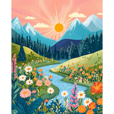 Paint by numbers - Colorful Landscape | Paint by Numbers