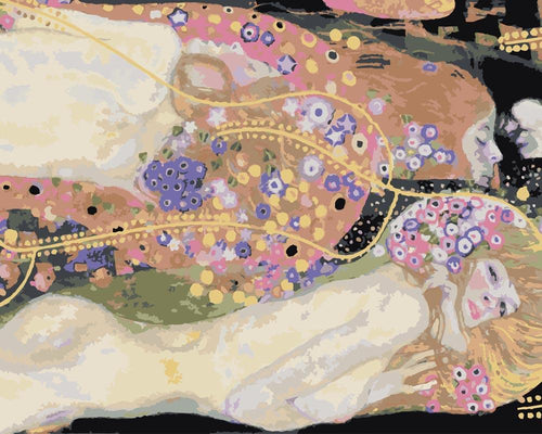 Water Serpents II - Gustav Klimt | Paint by Numbers