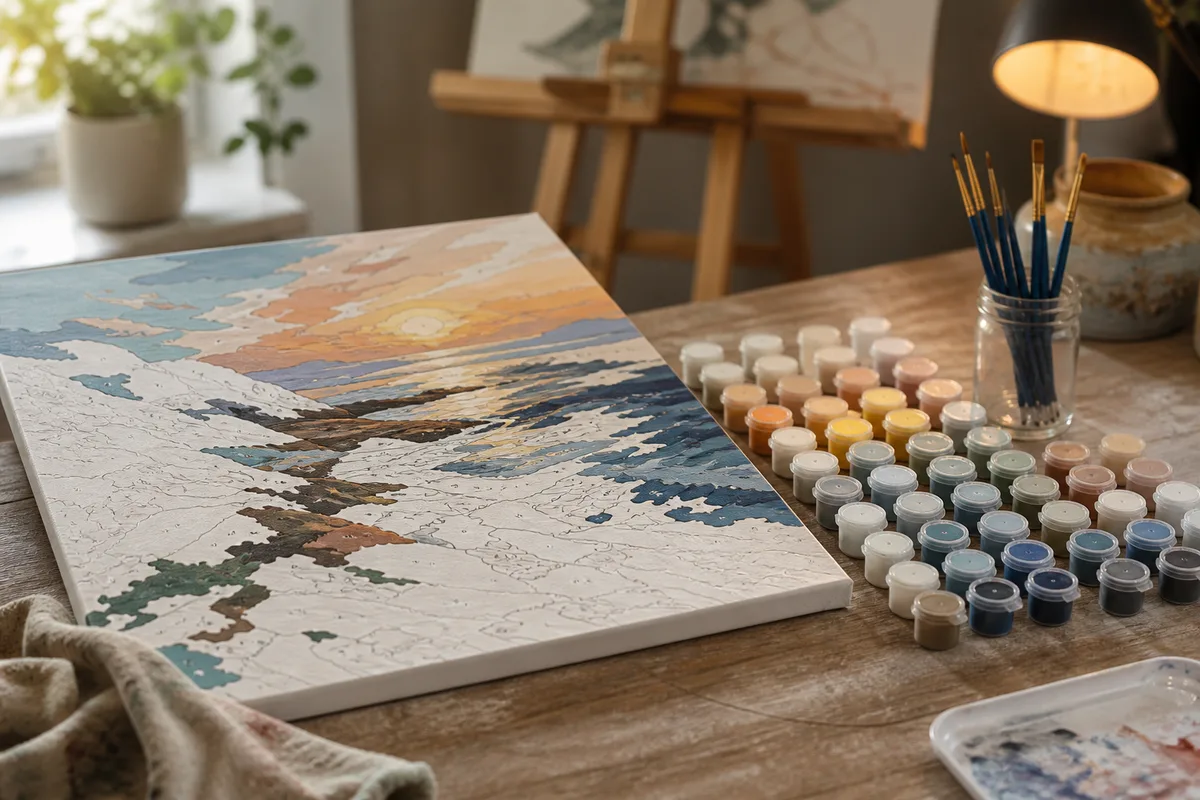 Peinture par numéros : guide pour débuter et réussir sa première toile